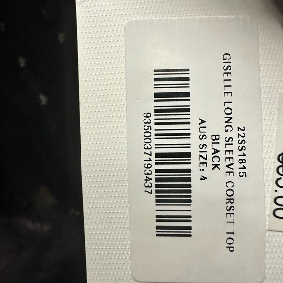 Aje Giselle shoulder puff corset top size: 0 US/ 4 AU - Picture 15 of 16